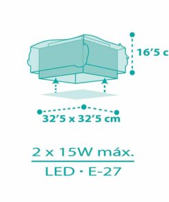 Mermaids πλαφονιέρα οροφής Ango – 63446