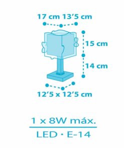 Little Shark κομοδίνου φωτιστικό Ango – 63471
