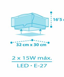 Little Shark πλαφονιέρα οροφής Ango – 63476