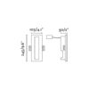 Faro Barcelona PLAS-4 Επιτοίχιο Χωνευτό Φωτιστικό από Γύψο LED 1W 2700K- 63490