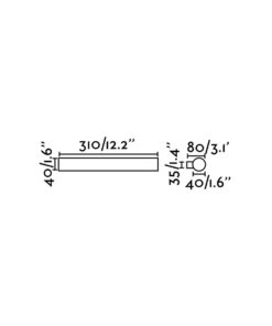 Faro Barcelona VOLGA Επιτοίχιο Φωτιστικό Χρωμίου LED 5W 3000K FARO – 63507