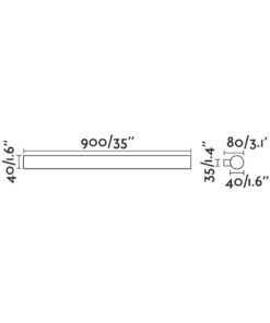 Faro Barcelona VOLGA Επιτοίχιο Φωτιστικό Μαύρου Χρώματος LED 12W 3000K FARO – 63514