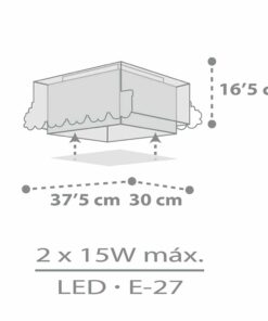 The Night Train πλαφονιέρα οροφής Ango – 63536