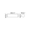Faro Barcelona DANUBIO Επιτοίχιο Φωτιστικό Μπρονζέ Χρώματος LED 9W 2700K- 63603