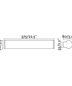 Faro Barcelona DANUBIO Επιτοίχιο Φωτιστικό, Χρώματος Μπρονζέ, LED 18W 2700K – 63605