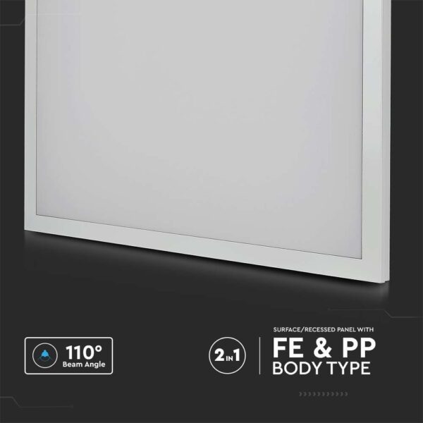 Panel backlit επιφανειακό ή χωνευτό 60×60 LED 36W 6500K Λευκού Χρώματος V-TAC – 8021
