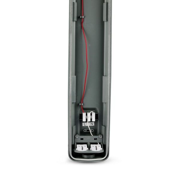 LED Φωτιστικό Τύπου Φθορίου 2x18W V-TAC 120cm Αδιάβροχο Φυσικό Λευκό 4000K – 6387