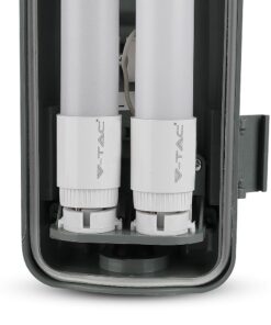 LED Φωτιστικό Τύπου Φθορίου 2x18W V-TAC 120cm Αδιάβροχο Φυσικό Λευκό 4000K – 6387