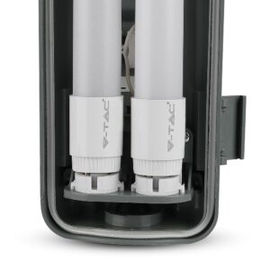 LED Φωτιστικό Τύπου Φθορίου 2x18W V-TAC 120cm Αδιάβροχο Φυσικό Λευκό 4000K – 6387