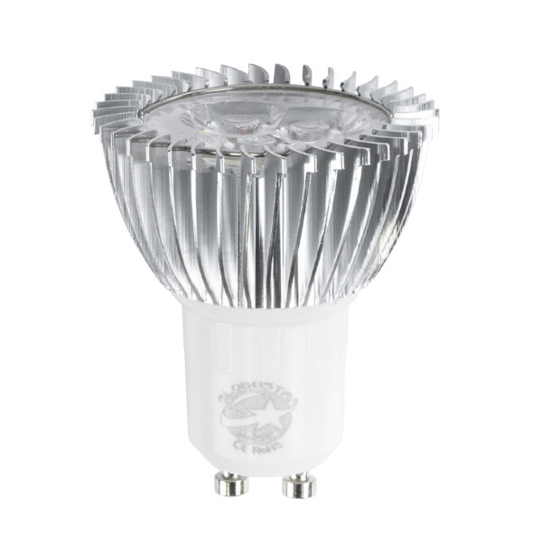 GloboStar® 76032 Σποτ LED GU10 MR16 3W 260lm 45° AC 220-240V IP20 Φ5 x Υ5.5cm Θερμό Λευκό 2700K - 3 Χρόνια Εγγύηση
