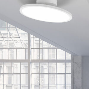 Φωτιστικό Οροφής Trio Lighting TRAY , 29W · 3750lm, 4000K Λευκό Ματ Μεταλλικό, Ανακλινόμενο – 640910131