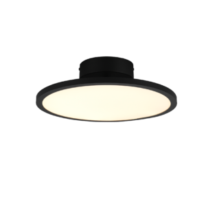 Φωτιστικό Οροφής Trio Lighting TRAY , 29W · 3550lm, 3000K Μαύρο Ματ Μεταλλικό, Ανακλινόμενο – 640910132