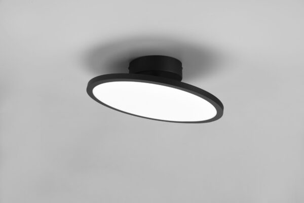 Φωτιστικό Οροφής Trio Lighting TRAY , 29W · 3550lm, 3000K Μαύρο Ματ Μεταλλικό, Ανακλινόμενο – 640910132