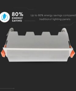 LED Panel Γραμμικό 10W 6400K Ψυχρό Λευκό με Λευκό Σώμα V-TAC – 6412