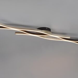 Φωτιστικό Οροφής Trio Lighting BLAZE LED 35W 4300lm 2300+3000+4000K Βουρτσισμένο Αλουμίνιο Step Dimmable – 641210305