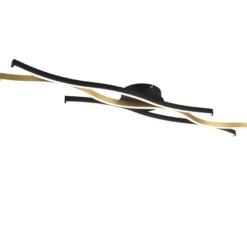 Φωτιστικό Οροφής Trio Lighting BLAZE , 35W · 4300lm, 2300+3000+4000K Ορείχαλκος Ματ Μεταλλικό, Step Dimmable – 641210308