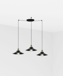 Faro Barcelona MARLIN Κρεμαστό Φωτιστικό Μαύρου Χρώματος 1XE27 60W 3L – 64133-3L