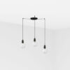 Faro Barcelona ART Μαύρο Κρεμαστό Φωτιστικό 3XE27 2m Καλώδιο – 64135-3L