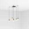 Faro Barcelona ART Κρεμαστό Φωτιστικό Χρυσού Χρώματος 5XE27 60W- 64137-5L