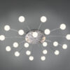 Φωτιστικό Οροφής Trio Lighting BULLET 2, 1,5W · 3570lm, 3000K Νίκελ Ματ Μεταλλικό, Step Dimmable – 641412107