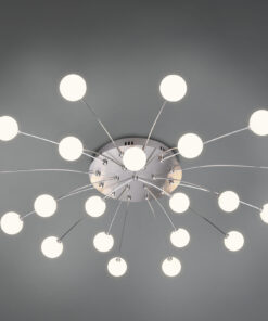 Φωτιστικό Οροφής Trio Lighting BULLET 2, 1,5W · 3570lm, 3000K Νίκελ Ματ Μεταλλικό, Step Dimmable – 641412107