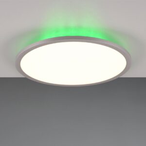 Φωτιστικό Οροφής Τιτάνιο Φ40 Trio Lighting LED 23W 2250lm CCT+RGB Dimmable Με Τηλεχειριστήριο  – 641710287