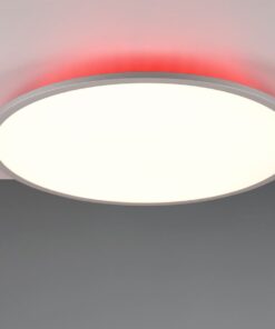 Φωτιστικό Οροφής Φ60 YUMA Trio Lighting LED 39W CCT+RGB Dimmable Με Τηλεχειριστήριο Χρώματος Τιτάνιο – 641719287