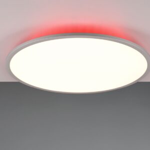 Φωτιστικό Οροφής Φ60 YUMA Trio Lighting LED 39W CCT+RGB Dimmable Με Τηλεχειριστήριο Χρώματος Τιτάνιο – 641719287