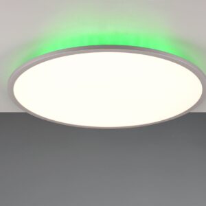 Φωτιστικό Οροφής Φ60 YUMA Trio Lighting LED 39W CCT+RGB Dimmable Με Τηλεχειριστήριο Χρώματος Τιτάνιο – 641719287