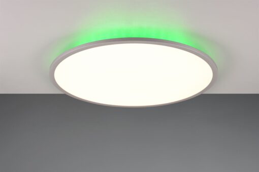 Φωτιστικό Οροφής Φ60 YUMA Trio Lighting LED 39W CCT+RGB Dimmable Με Τηλεχειριστήριο Χρώματος Τιτάνιο – 641719287