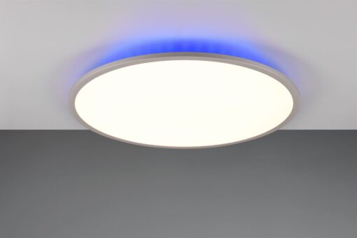 Φωτιστικό Οροφής Φ60 YUMA Trio Lighting LED 39W CCT+RGB Dimmable Με Τηλεχειριστήριο Χρώματος Τιτάνιο – 641719287