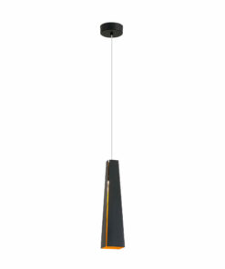 Faro Barcelona PLUMA Χρυσό-Μαύρο Κρεμαστό Φωτιστικό LED 6W 3000K- 64172