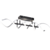 Φωτιστικό Οροφής Trio Lighting SEQUENCE , 41W · 5000lm, 2300+3000+4000K Βουρτσισμένο Αλουμίνιο Αλουμίνιο, Step Dimmable, Χρώματα Ρυθμιζόμενα στο Φωτιστικό – 641810205