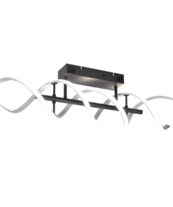 Φωτιστικό Οροφής Trio Lighting SEQUENCE , 41W · 5000lm, 2300+3000+4000K Βουρτσισμένο Αλουμίνιο Αλουμίνιο, Step Dimmable, Χρώματα Ρυθμιζόμενα στο Φωτιστικό – 641810205