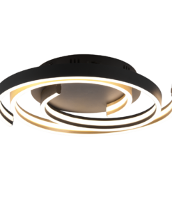 Φωτιστικό Οροφής Trio Lighting CAYA , 58W · 6800lm, 2300+3000+4000K Ορείχαλκος Ματ Μεταλλικό, Step Dimmable, Χρώματα Ρυθμιζόμενα στο Φωτιστικό- 641910208