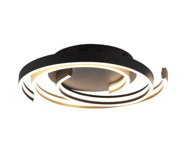 Φωτιστικό Οροφής Trio Lighting CAYA , 58W · 6800lm, 2300+3000+4000K Ορείχαλκος Ματ Μεταλλικό, Step Dimmable, Χρώματα Ρυθμιζόμενα στο Φωτιστικό- 641910208