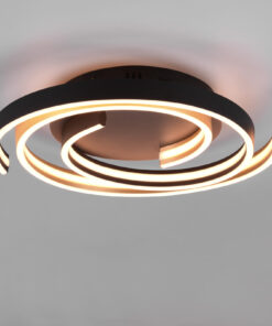 Φωτιστικό Οροφής Trio Lighting CAYA , 58W · 6800lm, 2300+3000+4000K Ορείχαλκος Ματ Μεταλλικό, Step Dimmable, Χρώματα Ρυθμιζόμενα στο Φωτιστικό- 641910208