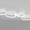 Φωτιστικό Οροφής Trio Lighting GROOVY , 37W · 4800lm, 4000K Λευκό Ματ Μεταλλικό, Step Dimmable – 642110431