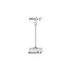 Faro Barcelona COSMOS Κρεμαστό Φωτιστικό Χάλκινου Χρώματος LED 6W 3000K- 64224
