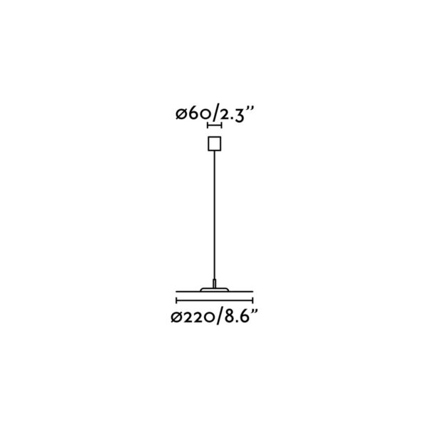 Faro Barcelona COSMOS Κρεμαστό Φωτιστικό Χάλκινου Χρώματος LED 6W 3000K- 64224