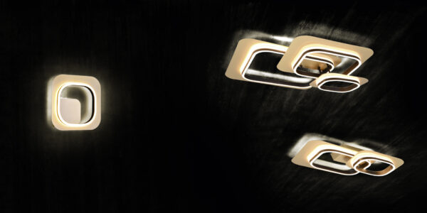 Φωτιστικό Τοίχου Trio Lighting LUGO , 12W · 1450lm, 3000K Schwarz-Gold Μεταλλικό, Step Dimmable – 242910180
