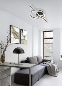 Φωτιστικό Οροφής Trio Lighting LED 54W 2700K Μαύρου Χρώματος – 643010332