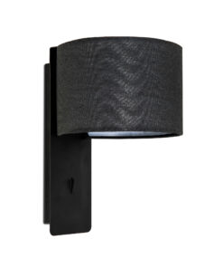 Faro Barcelona FOLD Επιτοίχιο Φωτιστικό Μαύρου Χρώματος E27- 64303