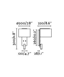 Faro Barcelona FOLD Επιτοίχιο Φωτιστικό Λευκού Χρώματος 1XE27 Αξεσουαρ Ανάγνωσης 3W – 64304