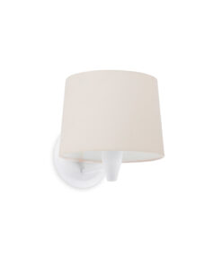 Faro Barcelona CONGA Επιτοίχιο Φωτιστικό Λευκού-Μπεζ Χρώματος E27 – 64306-02