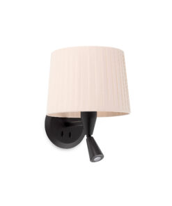 Faro Barcelona SAMBA Επιτοίχιο Φωτιστικό Μαύρου-Πράσινου Χρώματος με LED Φως Ανάγνωσης- 64309-35