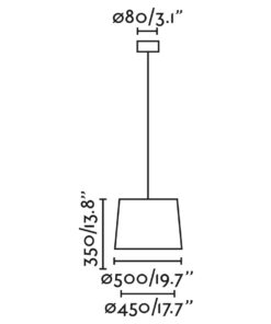 Faro Barcelona SAMBA Κρεμαστό Φωτιστικό Μπεζ Χρώματος E27- 64315-44