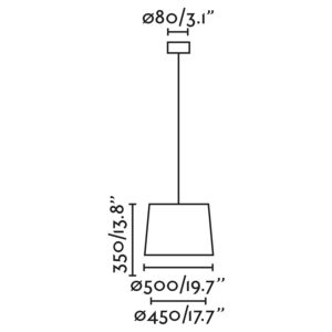 Faro Barcelona SAMBA Κρεμαστό Φωτιστικό Μπεζ Χρώματος E27- 64315-44