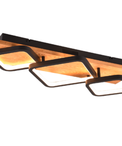 Φωτιστικό Οροφής Trio Lighting LED 32W 3000K Μαύρου Χρώματος Step Dimmable – 643210332