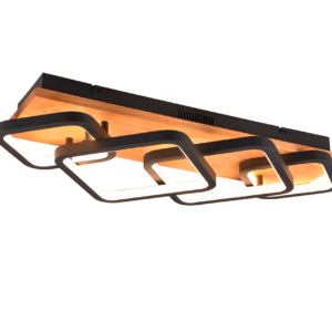 Φωτιστικό Οροφής Trio Lighting LED 36W 3000K Μαύρου Χρώματος Step Dimmable – 643210432